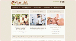 Desktop Screenshot of eastsidenaturalmedicine.com